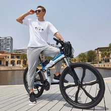 Cargar imagen en el visor de la galería, BICICLETA ELECTRICA PLEGABLE RECREATIVA - Marca Ancheer - RUEDA 26 PULGADAS - AM4142