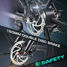 Cargar imagen en el visor de la galería, BICICLETA ELECTRICA PLEGABLE RECREATIVA - Marca Ancheer - RUEDA 26 PULGADAS - AM4142