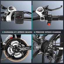 Cargar imagen en el visor de la galería, BICICLETA ELECTRICA PLEGABLE RECREATIVA - Marca Ancheer - RUEDA 26 PULGADAS - AM4142