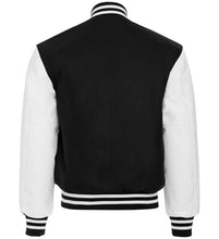 Cargar imagen en el visor de la galería, CHAMARRA DE LANA CON MANGAS DE MATERIAL VINILO - HOLLOWEY - AWARD JACKET