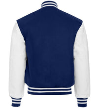 Cargar imagen en el visor de la galería, CHAMARRA DE LANA CON MANGAS DE MATERIAL VINILO - HOLLOWEY - AWARD JACKET