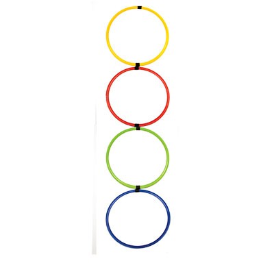 Champion Sports - Escalera de agilidad de 12 aros multicolor