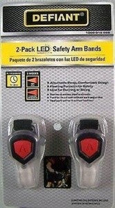 DEFIANT - 2Pack LED Safety Arm Bands