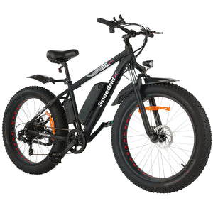 BICICLETA ELECTRICA RECREATIVA - MARCA ANCHEER - RUEDA 26 PULGADAS DE LLANTA ANCHA - AMA5875