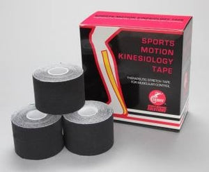 Cramer Kinesio Tape - 283601 - Rollo dimensiones 2" x 16.4' (5 metros). Color Negro.