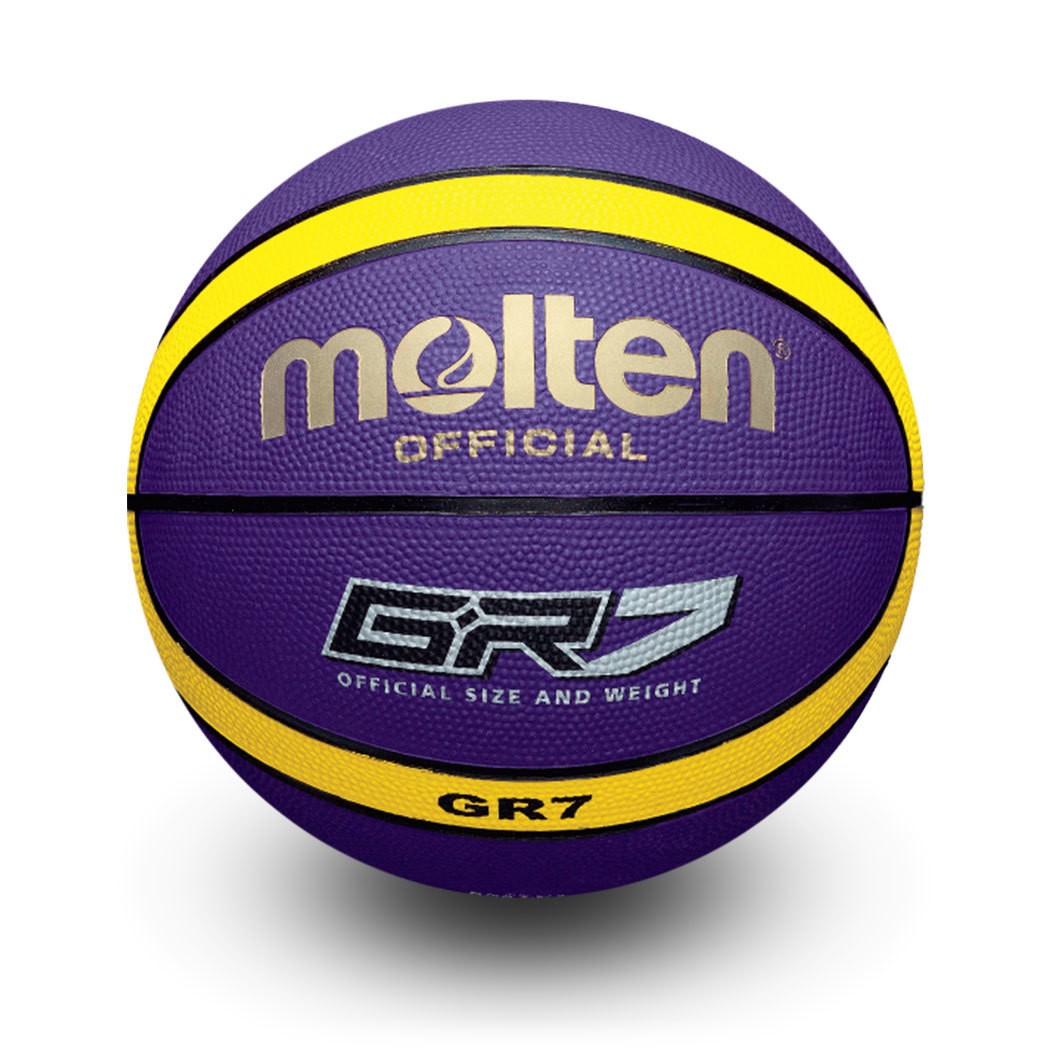 Molten - BGR Premium Rubber Basketball - Violet/Yellow