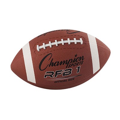 Champion Sports - OFFICIAL SIZE RUBBER FOOTBALL