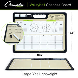 TABLERO PARA ENTRENADORES DE VOLEIBOL - TAMANO EXTRA-GRANDE